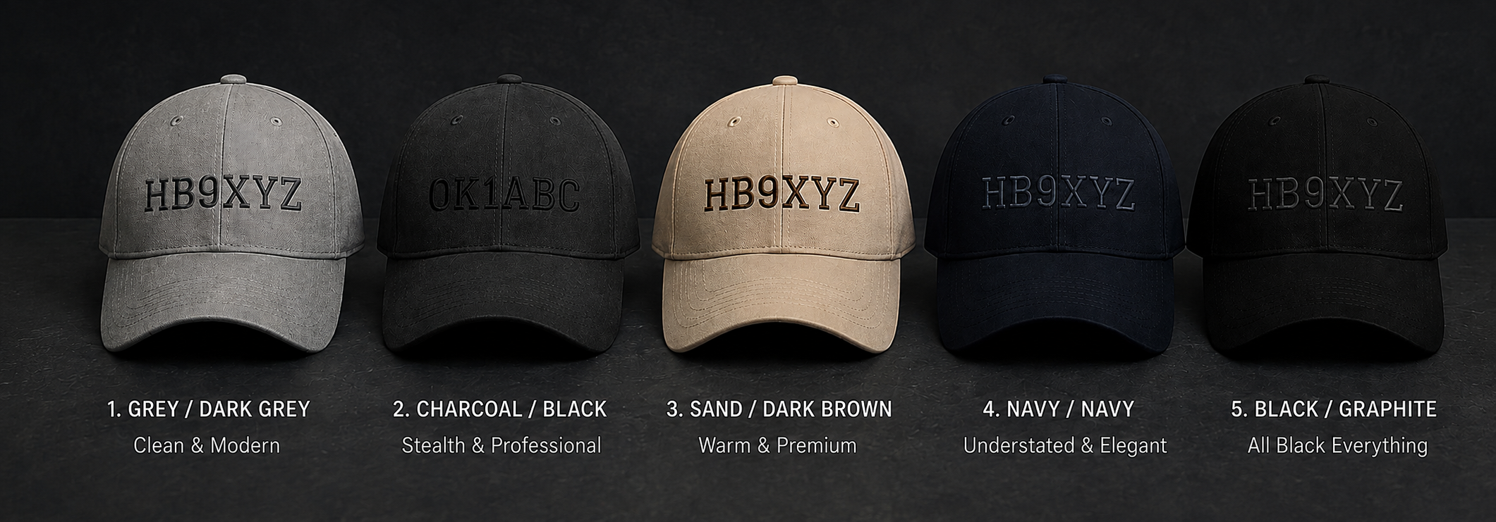 HamCaps Studio Signature collection